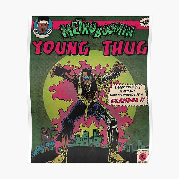 Metro Boomin Young Thug Heroes and Villains Album Poster RB1508 product Offical young thug Merch
