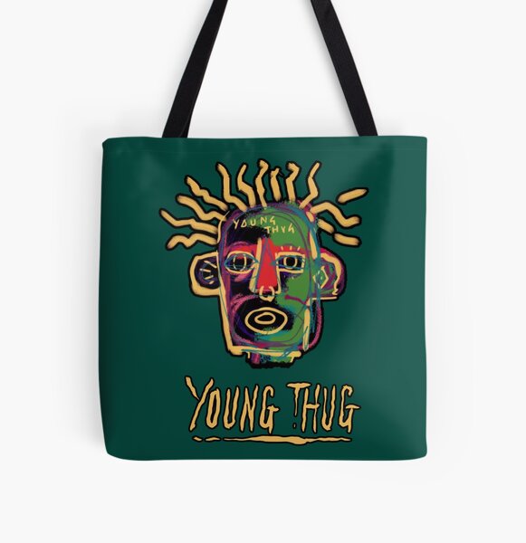 Young Thug - Old English   All Over Print Tote Bag RB1508 product Offical young thug Merch