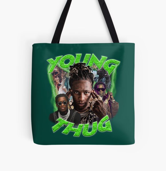 Copy of Young Thug - Old English   All Over Print Tote Bag RB1508 product Offical young thug Merch