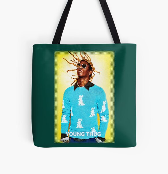 Copy of Young Thug - Old English   All Over Print Tote Bag RB1508 product Offical young thug Merch
