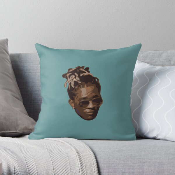 Young Thug Minimal Face Throw Pillow RB1508 product Offical young thug Merch