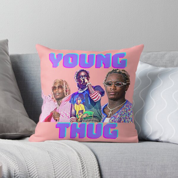 Young thug - t-shirt  Throw Pillow RB1508 product Offical young thug Merch