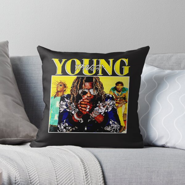 Young Thug T Shirt, Young Thug Shirt, Young Thug tees Throw Pillow RB1508 product Offical young thug Merch