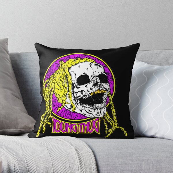 Young Thug logo Throw Pillow RB1508 product Offical young thug Merch