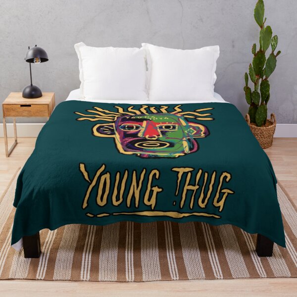 Young Thug - Old English   Throw Blanket RB1508 product Offical young thug Merch