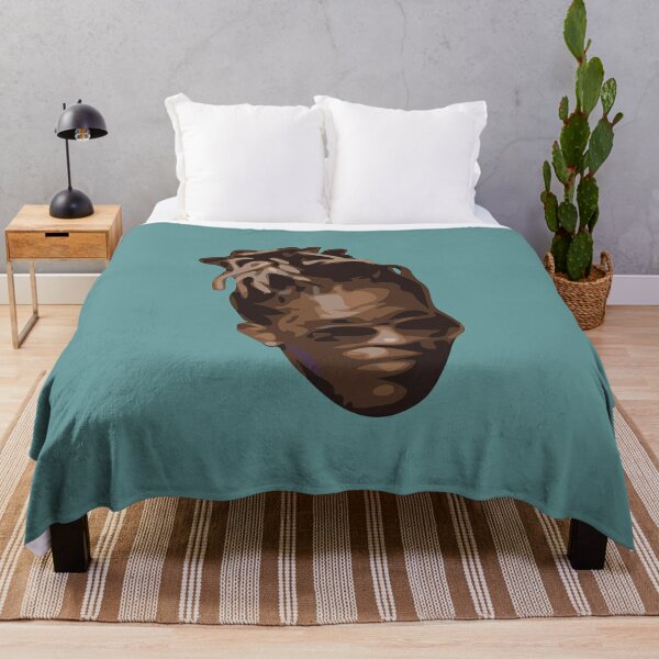 Young Thug Minimal Face Throw Blanket RB1508 product Offical young thug Merch