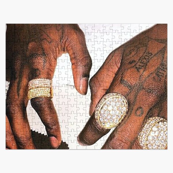 young thug hand tattoo Jigsaw Puzzle RB1508 product Offical young thug Merch