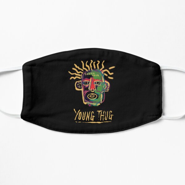 Young Thug - Old English   Flat Mask RB1508 product Offical young thug Merch