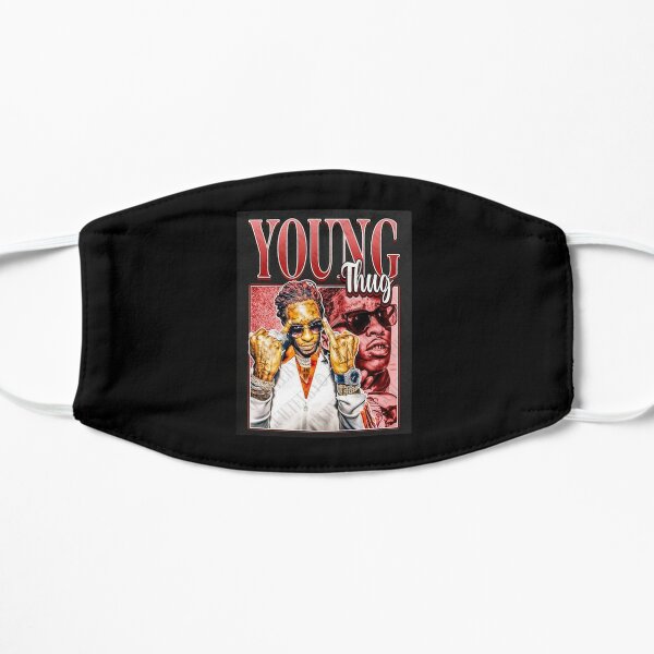 Copy of Young Thug - Old English   Flat Mask RB1508 product Offical young thug Merch